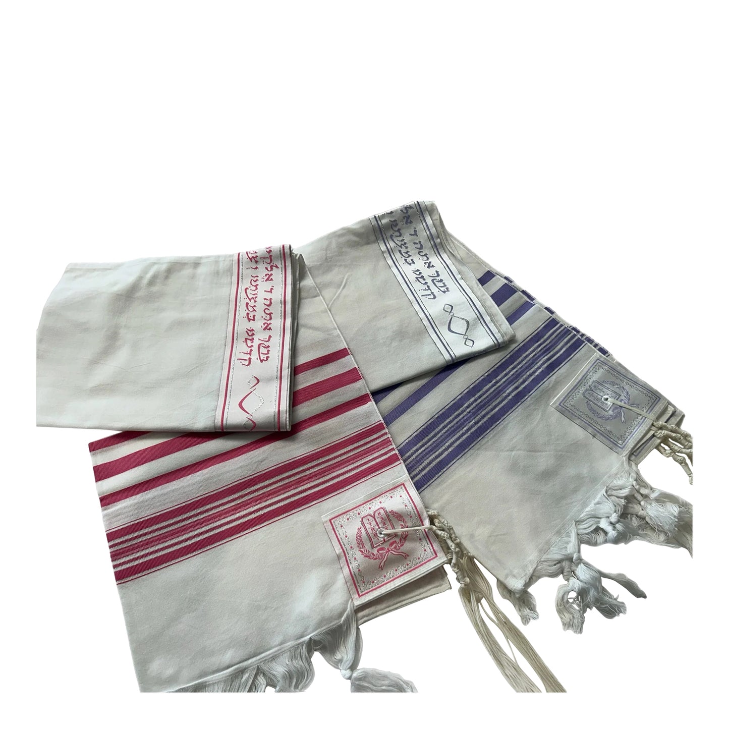 Women's Tallit: Adec-100 Lavender Stripe tallit