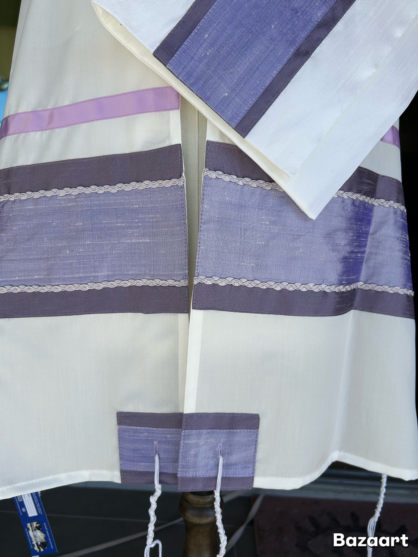 Women's Tallit: ADE-968 Two Tones Lavander
