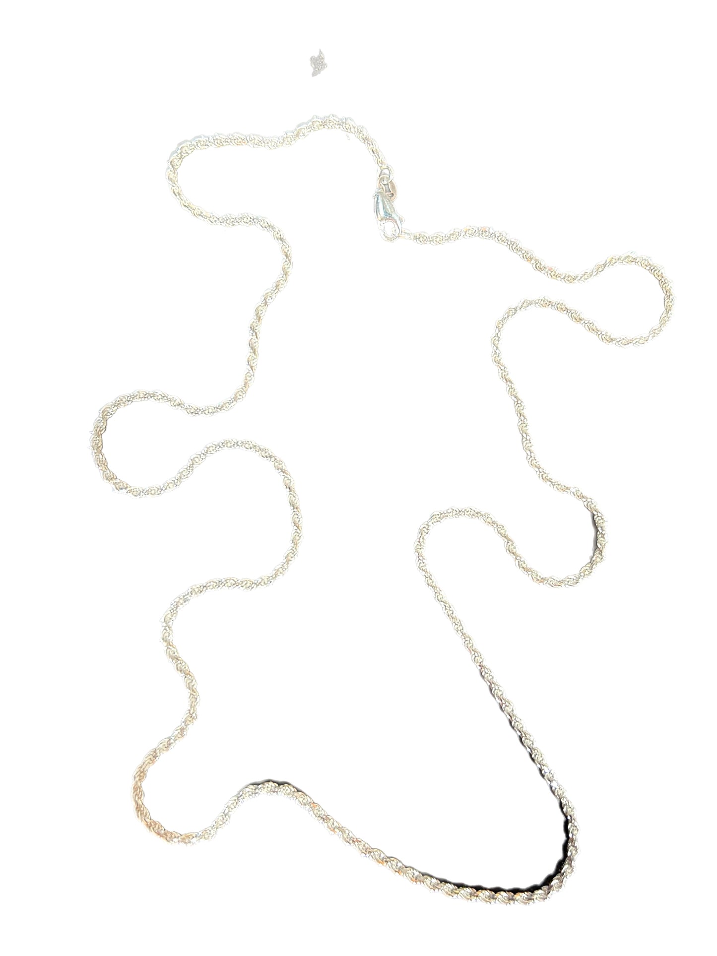AVR-20'' ROPE SILVER CHAIN