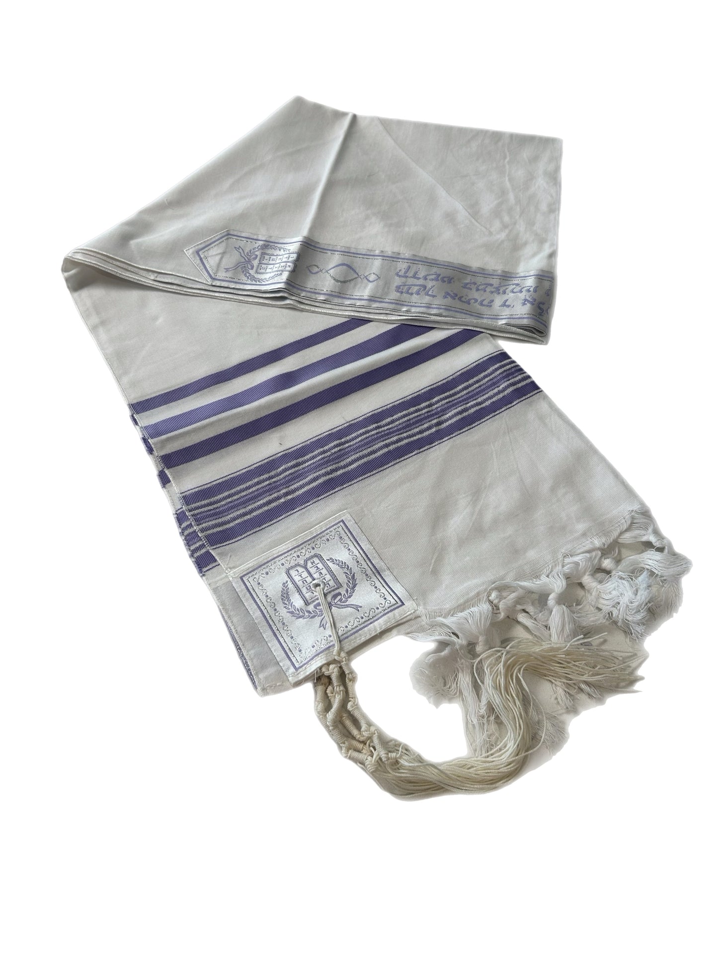 Ade-100 Lavender Stripe tallit