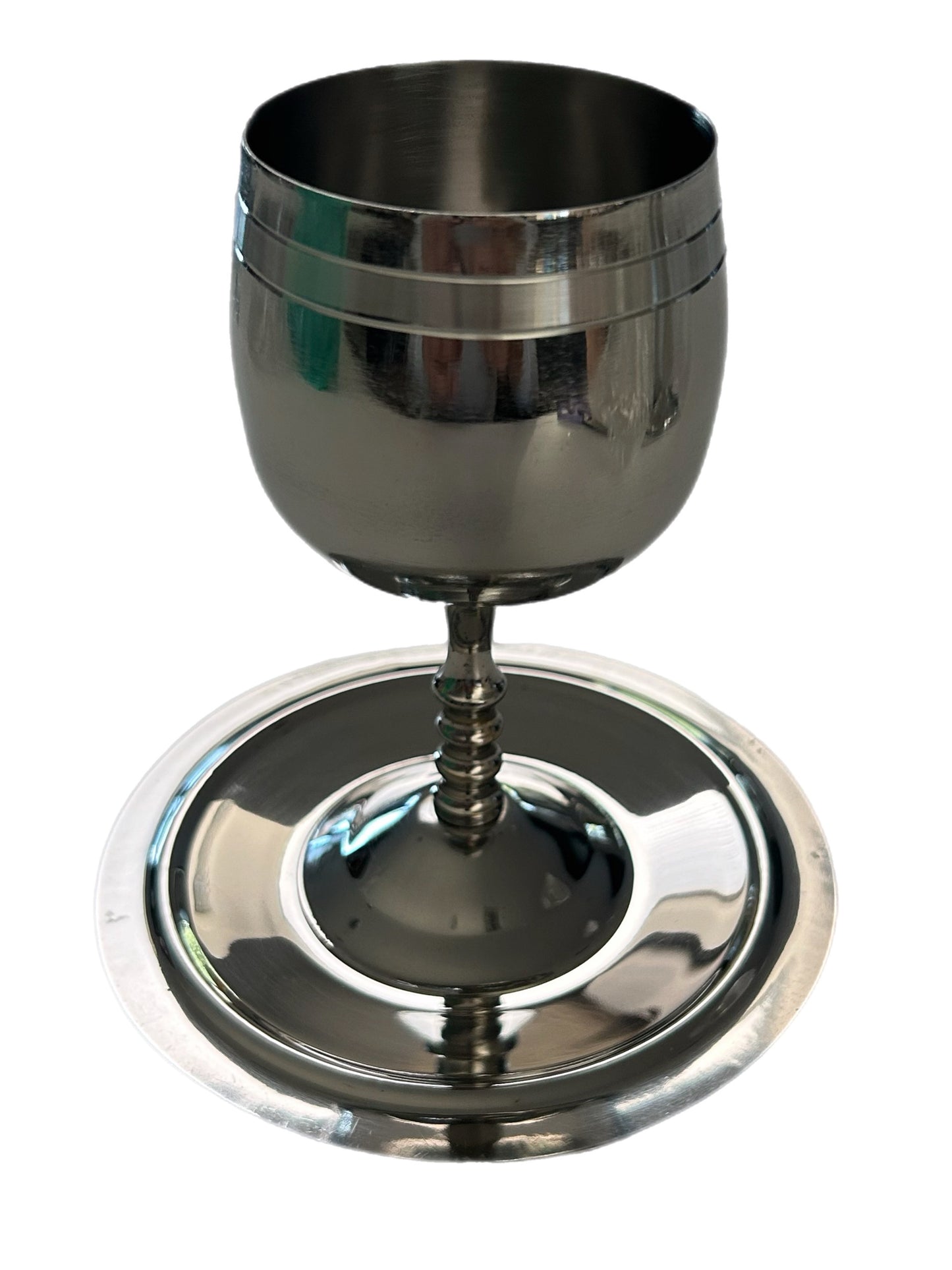 NICKEL KIDUSH CUP PLAIN