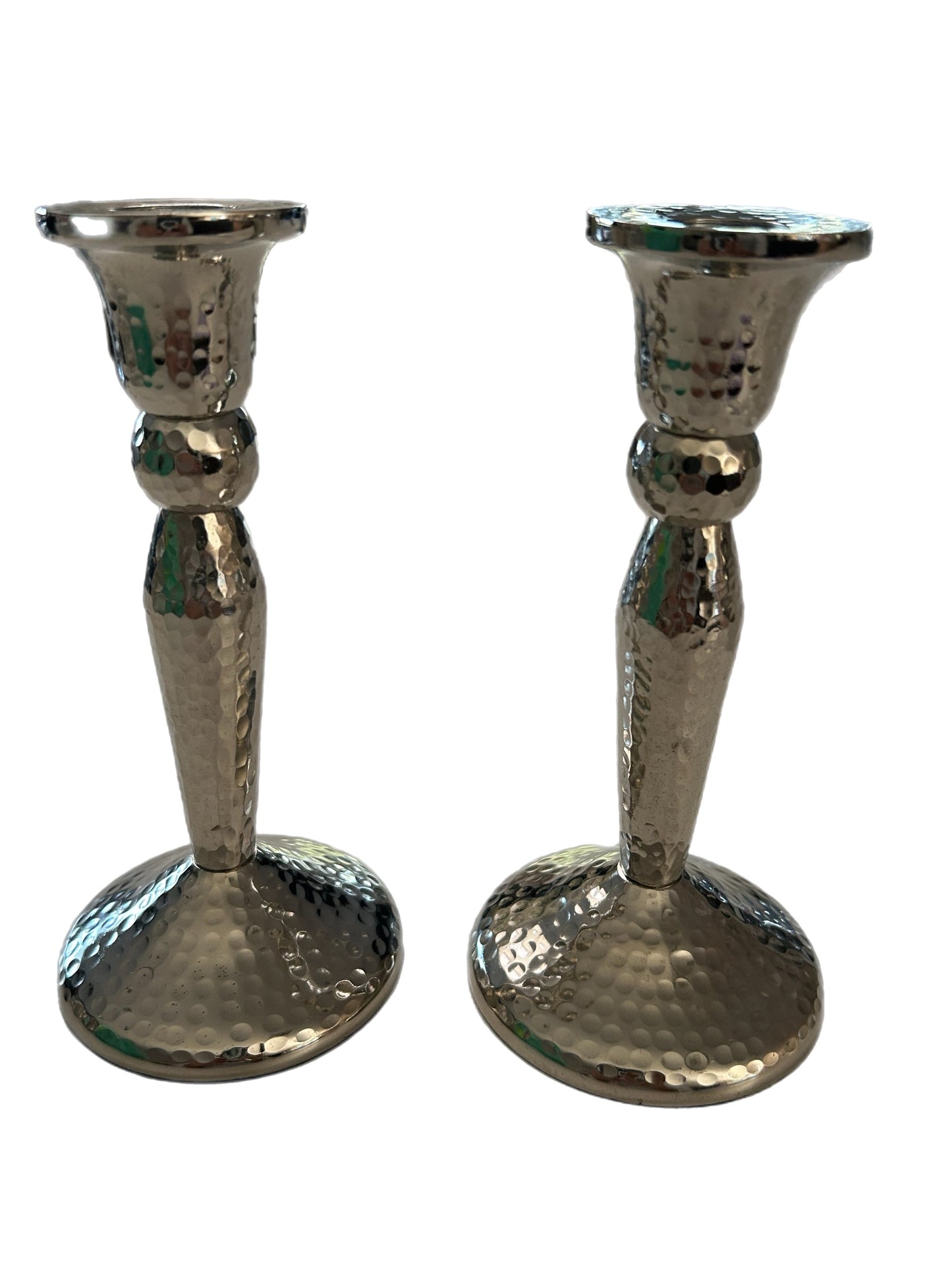 Nickel Candle Holders