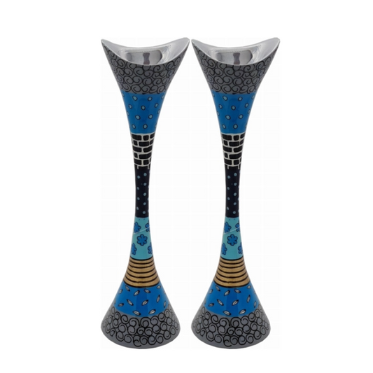 HDR-9313 Candle Holders 15'' Blue