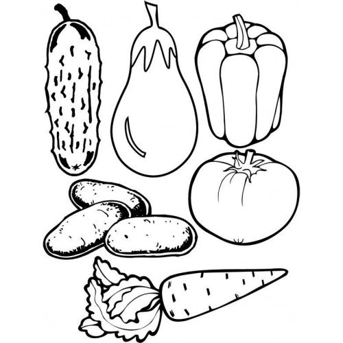 ART AND CRAFTS FOR PAINTING AND DECORATING – VEGETABLE SET