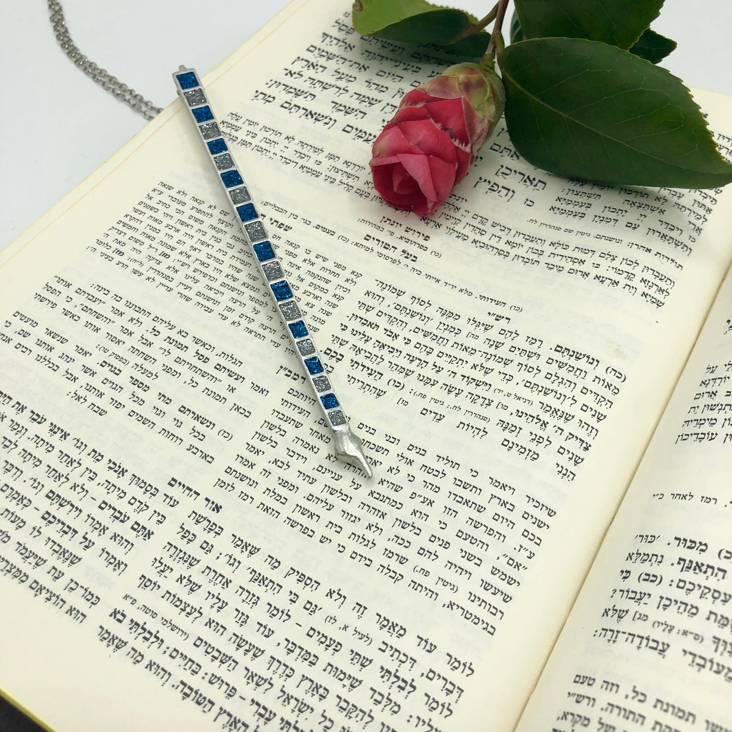 AD-807 BLUE & SILVER SPARKLE