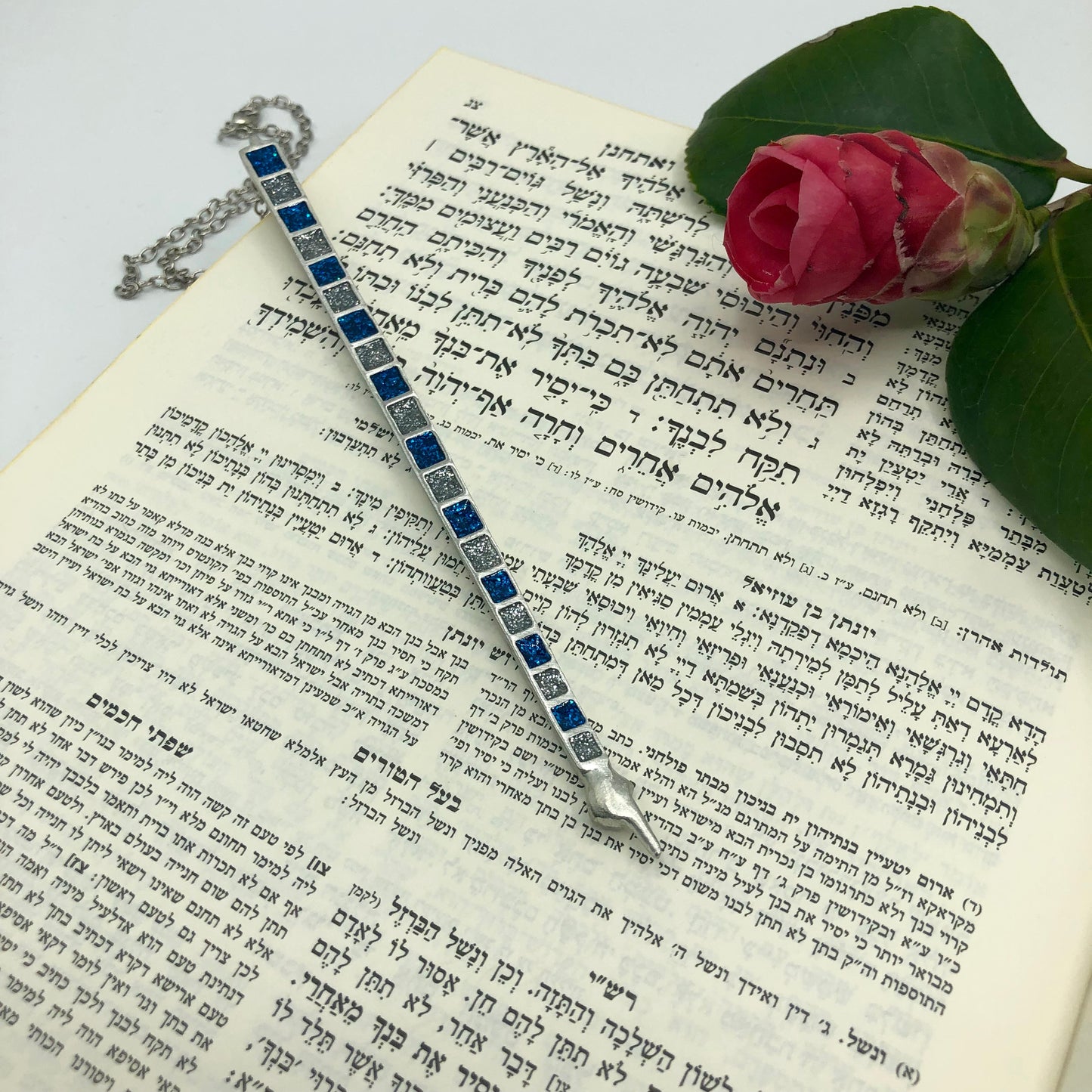 AD-811 BLUE & SILVER SPARKLE