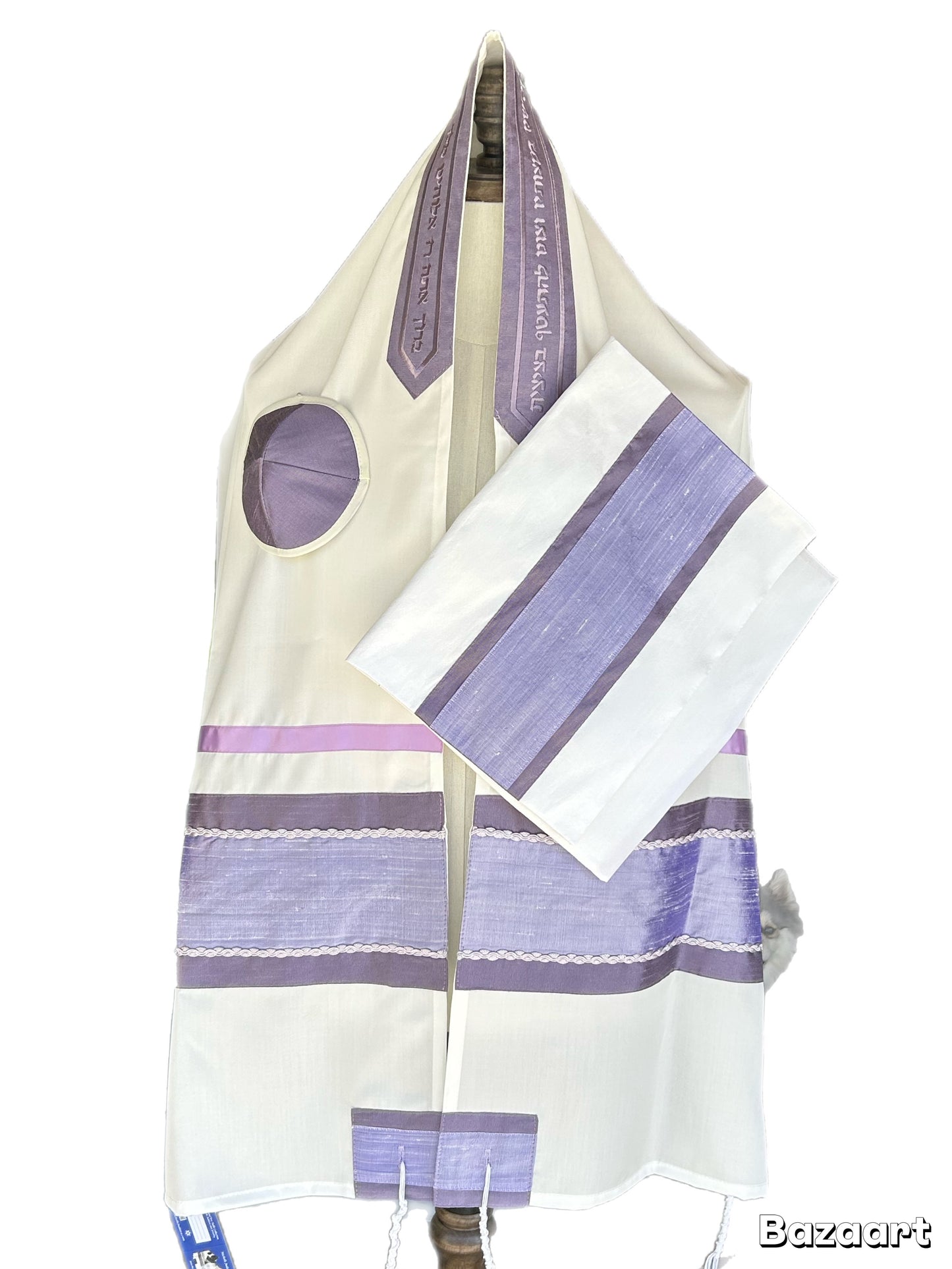 Women's Tallit: ADE-968 Two Tones Lavander