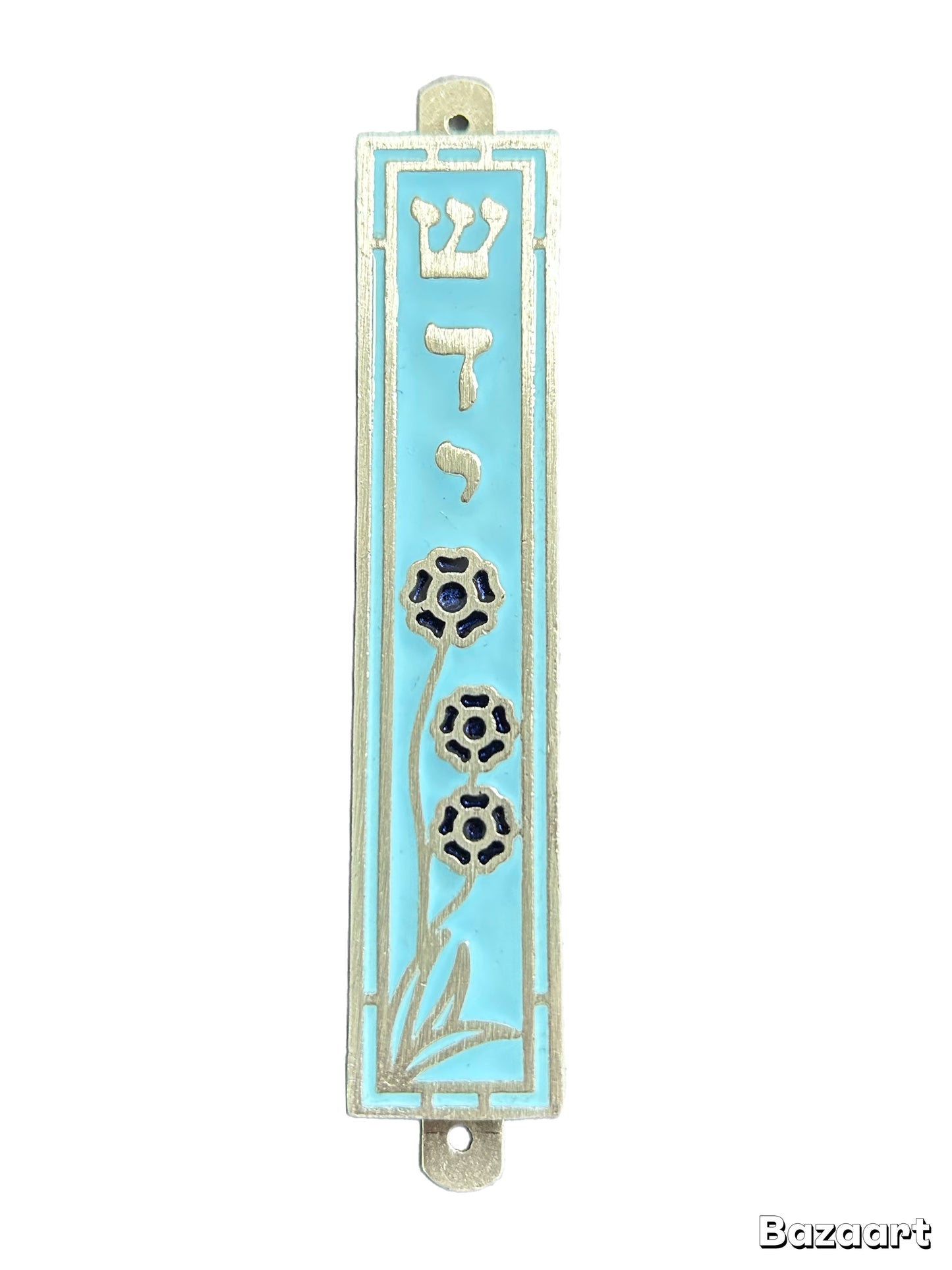 ADM-617  L.Blue & Blue Flawers