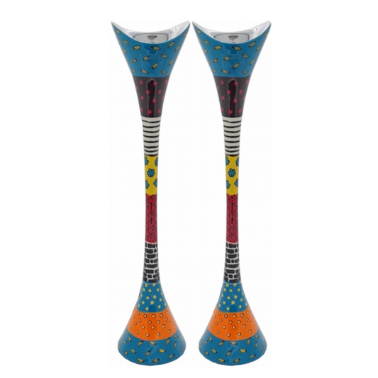 HDR-9304 Candle Holders 19'' Turquoise