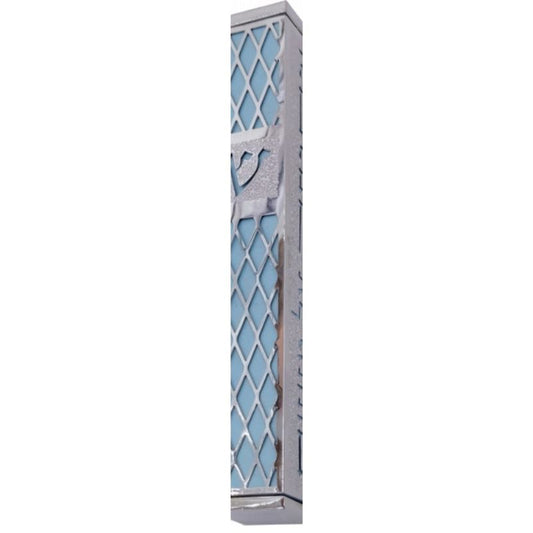 HDR-1243 Mezuzah with silver Lacing 12 cm