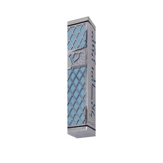 HDR-1233 Mezuzah with silver Lacing 8 cm